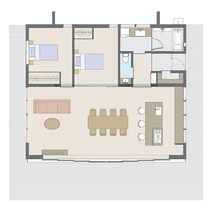 Aプラン 間取り図