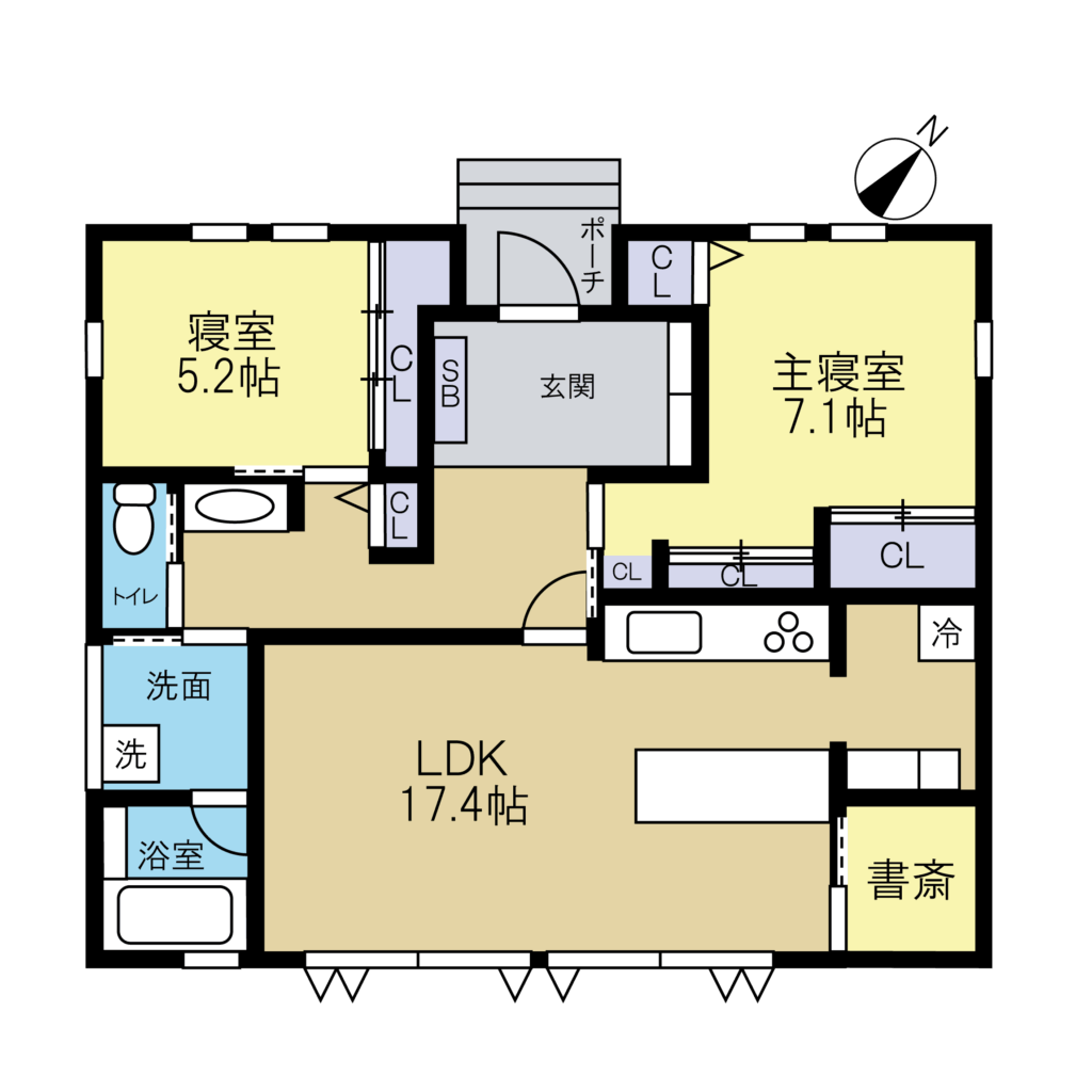 #305の間取り図