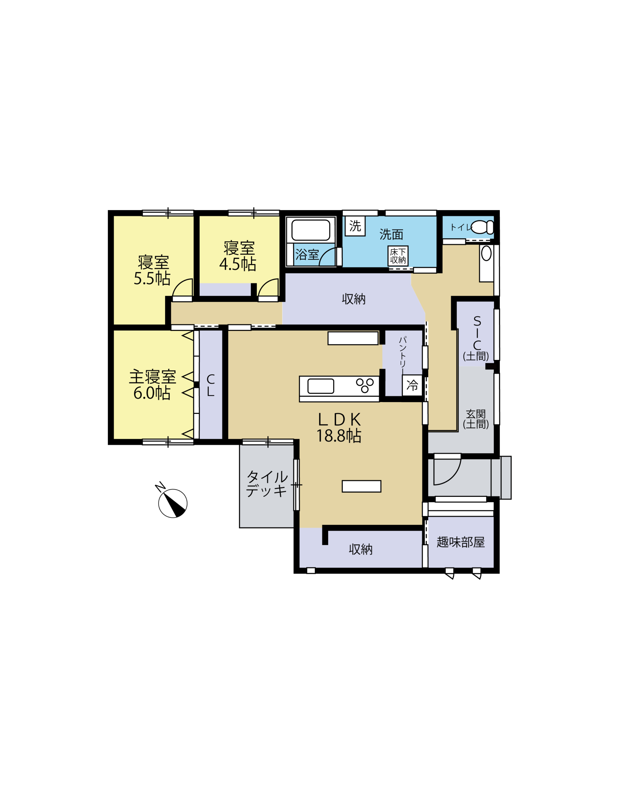 平屋 間取り